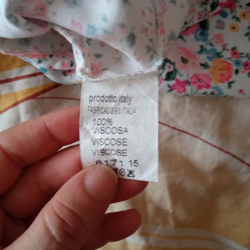 Floral top in A-line shape