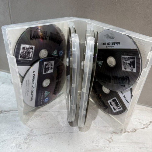 Laurel & Hardy Collection DVD like new, 21 discs with English subtitles