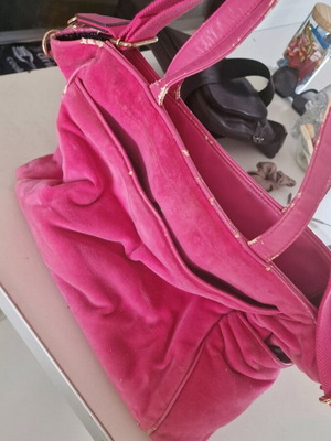 Juicy Couture shoulder bag used, pink authentic