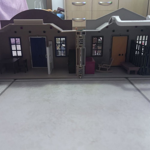 Playmobil Western set with sheriff office, bank, stagecoach, cowboys, horses, accessories
