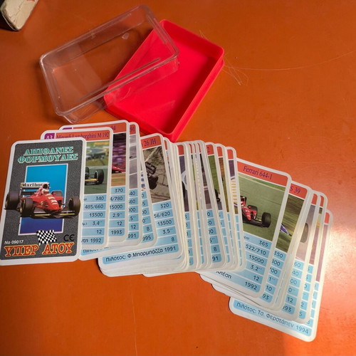 Vintage Yperatou Apithanes Formules card deck used with box
