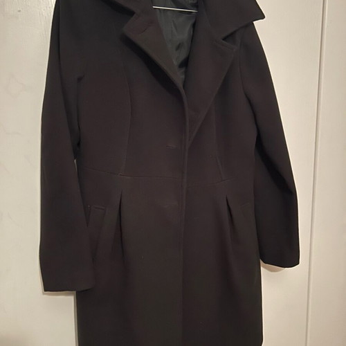 Women's black coat large like new