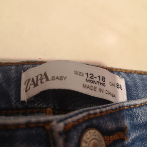Zara baby jeans for 12 to 18 months used