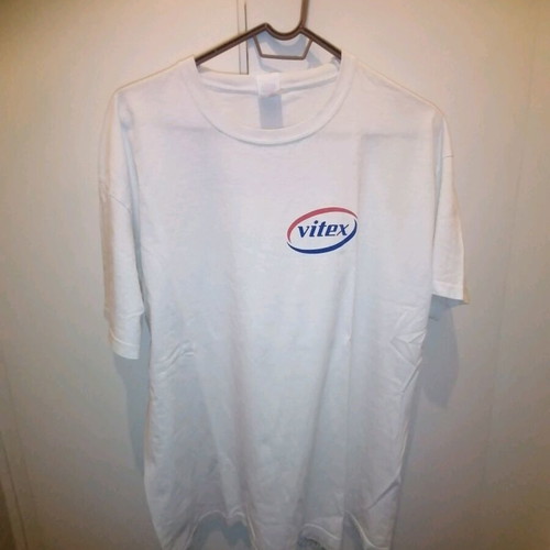 Vitex short-sleeve blouse collectible like new, white, size XL