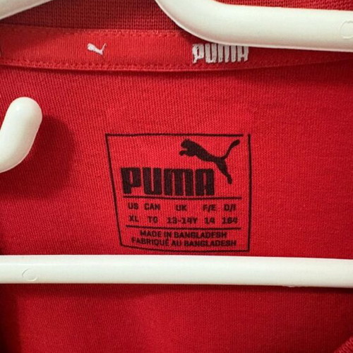 Puma T-shirt like new, red, cotton, youth XL
