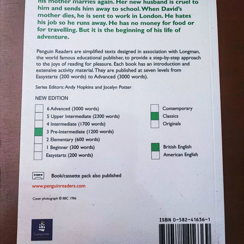 David Copperfield book like new, English