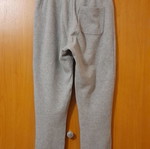 Warm high-waisted sweatpants used, gray