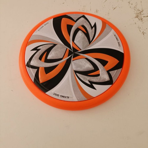 Flying disc used