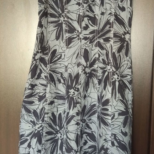 Pennyblack women's dress like new, summer, zip closure, size L, gray and blue