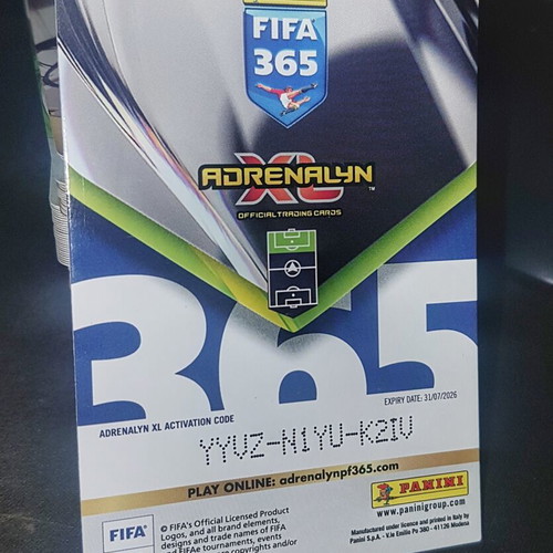 Julian Alvarez Red Parallel Panini Adrenalyn XL FIFA 365 card 2026