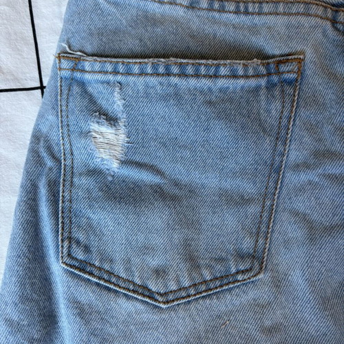 Bershka Light Blue Denim Mini Skirt like new, size XS EU 34