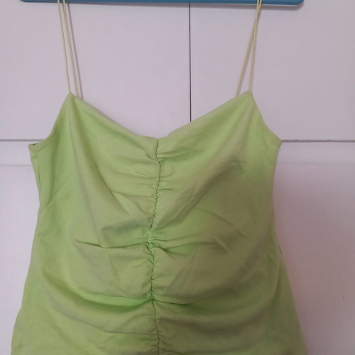 Zara green summer top, size L