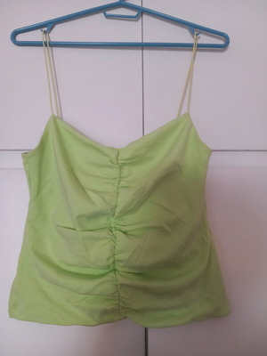 Zara green summer top, size L