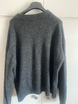 Μάλλινη γυναικεία χειμερινή μπλούζα H&M γκρι σαν καινούργιο μέγεθος M
