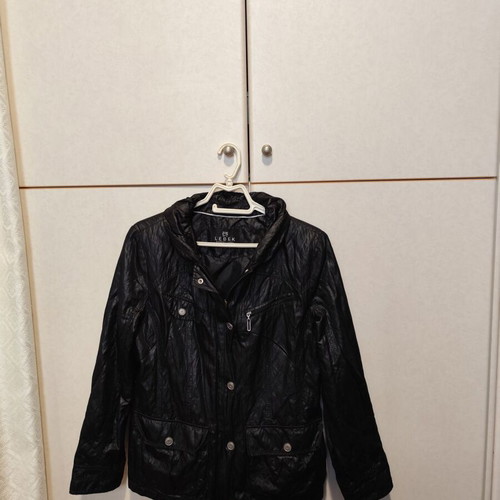 Barbara Lebek jacket black, like new, size XL
