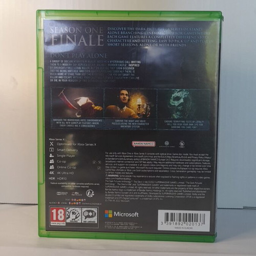 The Devil in Me Dark Pictures Anthology Xbox Series X One like new English version