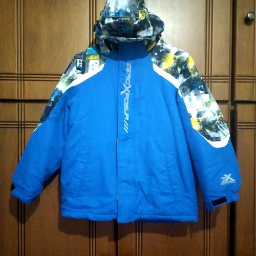 Zero X Posur kids jacket like new, 10/12 years, blue multicolor