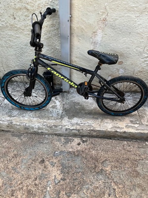 Capriolo BMX bike, black, 20 inch, disc brakes