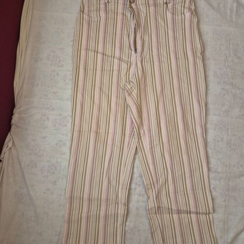 Gelco pants size XXL elastic, like new, beige and pink
