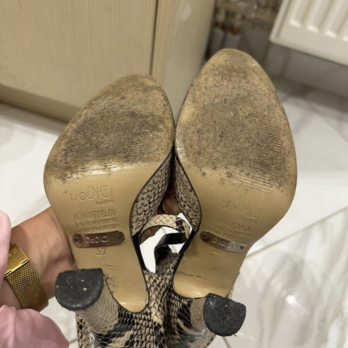Dodici snake print pumps like new, size 37.5