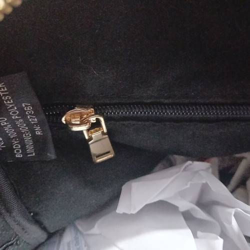 NL Fashion black shoulder bag, regular size