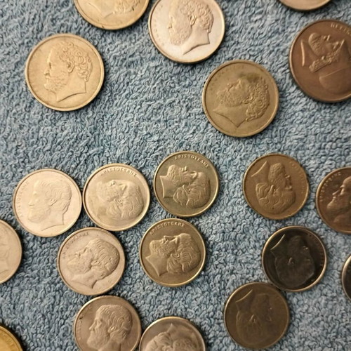Greek coins pack used in very good condition