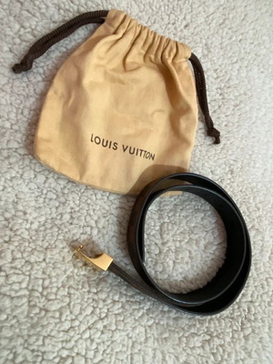 Καφέ ρυθμιζόμενη ζώνη Louis Vuitton σαν καινούργιο