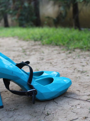 United Nude Lο Res γόβες μεταχειρισμένες, νούμερο 39, τιρκουάζ
