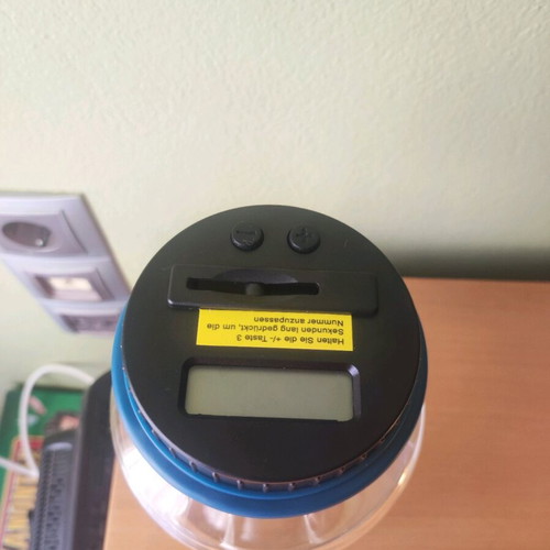 Electronic piggy bank new with digital display and AAA battery operation