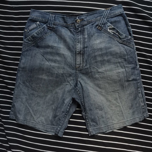 Karl Kani jorts size 34, like new, blue