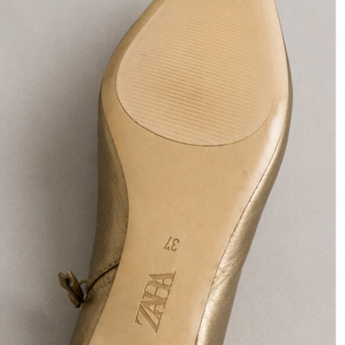 Zara leather ankle boots size 37 used
