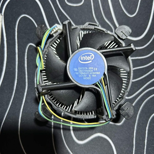Intel Core i3-9100F and MSI H310M PRO-VDH PLUS motherboard set with stock cooler