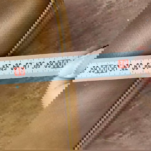 Βαλίτσα δερμάτινη εποχής μεταχειρισμένη 65Χ43Χ17