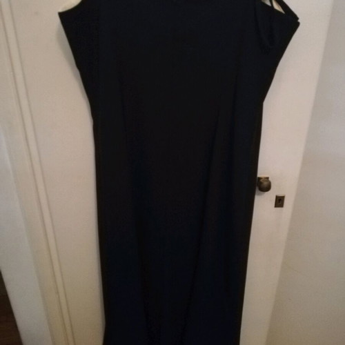 Women's dress like new, size L, black and white