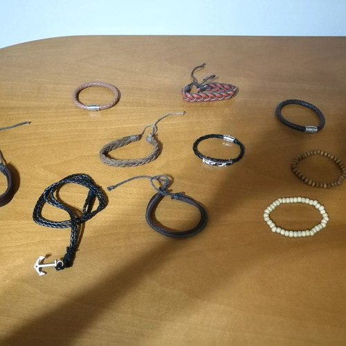 Bracelets used, assorted set
