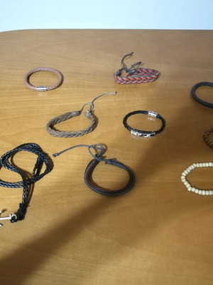 Bracelets used, assorted set