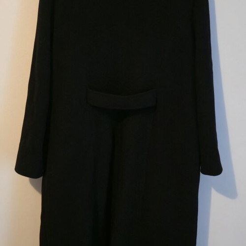Women's Black Long Coat size 52 like new