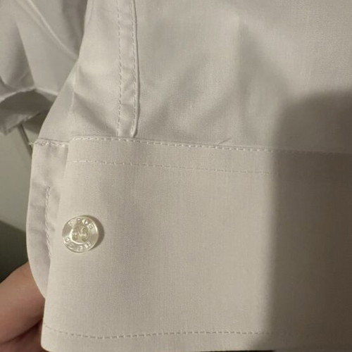 Boss white cotton shirt size L new