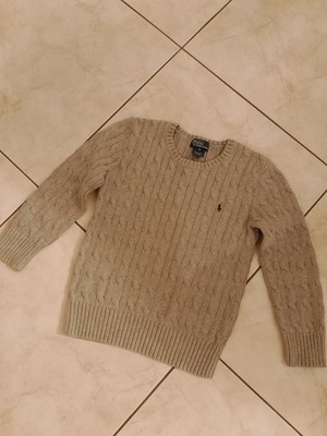 Πουλόβερ Ralph Lauren γκρι καινούργιο για 6 χρόνων