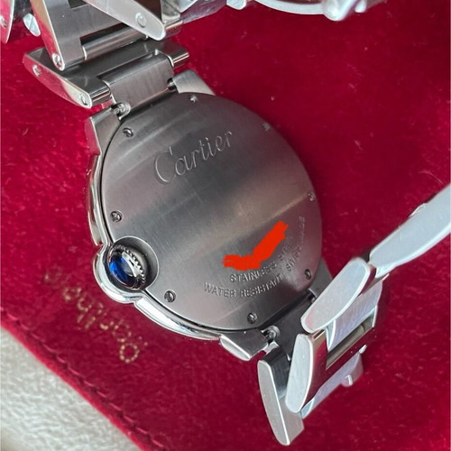 Cartier Ballon Bleu 36mm stainless steel watch