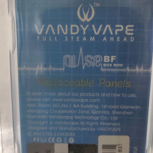 Vandyvape Pulse Squonk mod replacement caps set purple and white new, 2 sets