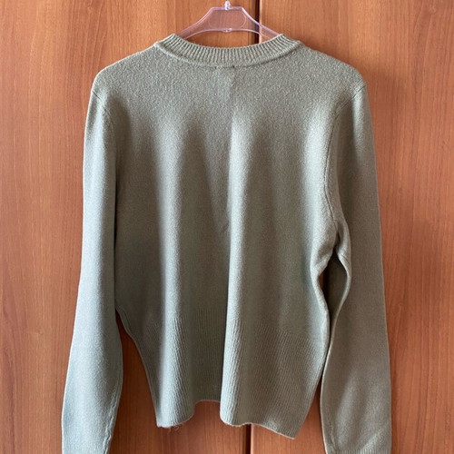 H&M women's knitted sweater new, mint color, size M