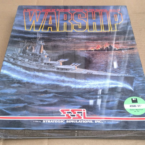 Warship SSI Atari ST sealed game