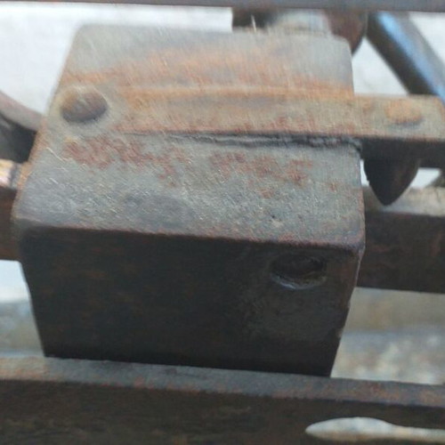 Wenda 150 kg scale old, as found in storage