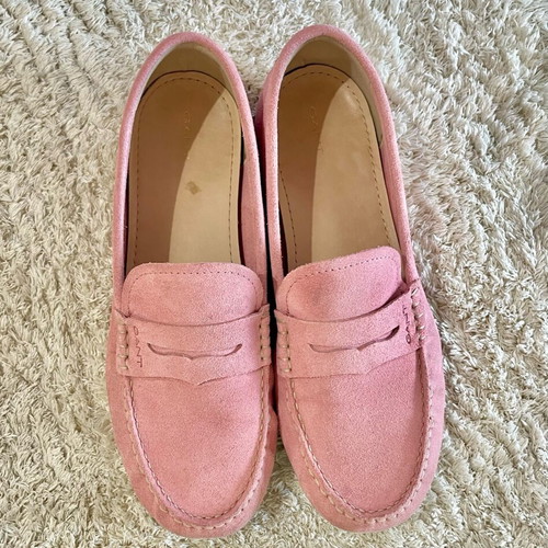 Gant loafers size 41 new, powder pink suede