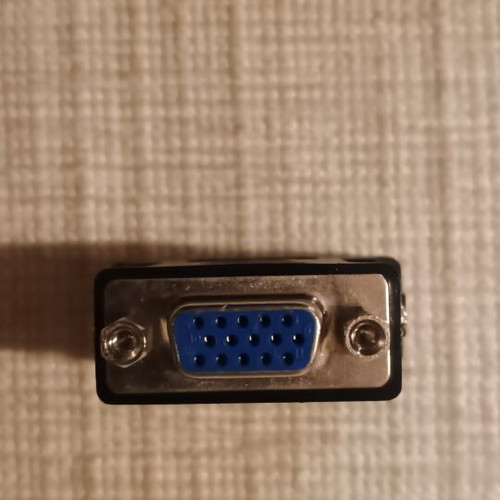 Rare VGA to DVI adapter, female VGA 15-pin to male DVI