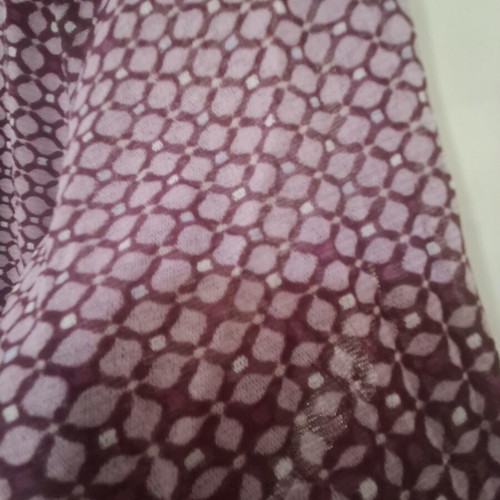 Alma Libre burgundy dress like new, tulle sleeves, lined