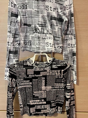 Bershka blouses size M used, set of 2 pieces
