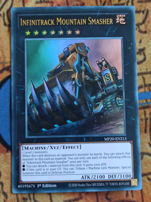 Infinitrack Mountain Smasher Super Rare Effect Monster σε άριστη κατάσταση