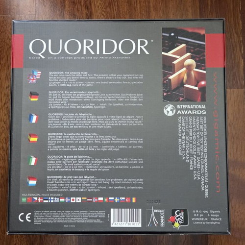 Quoridor board game like new
